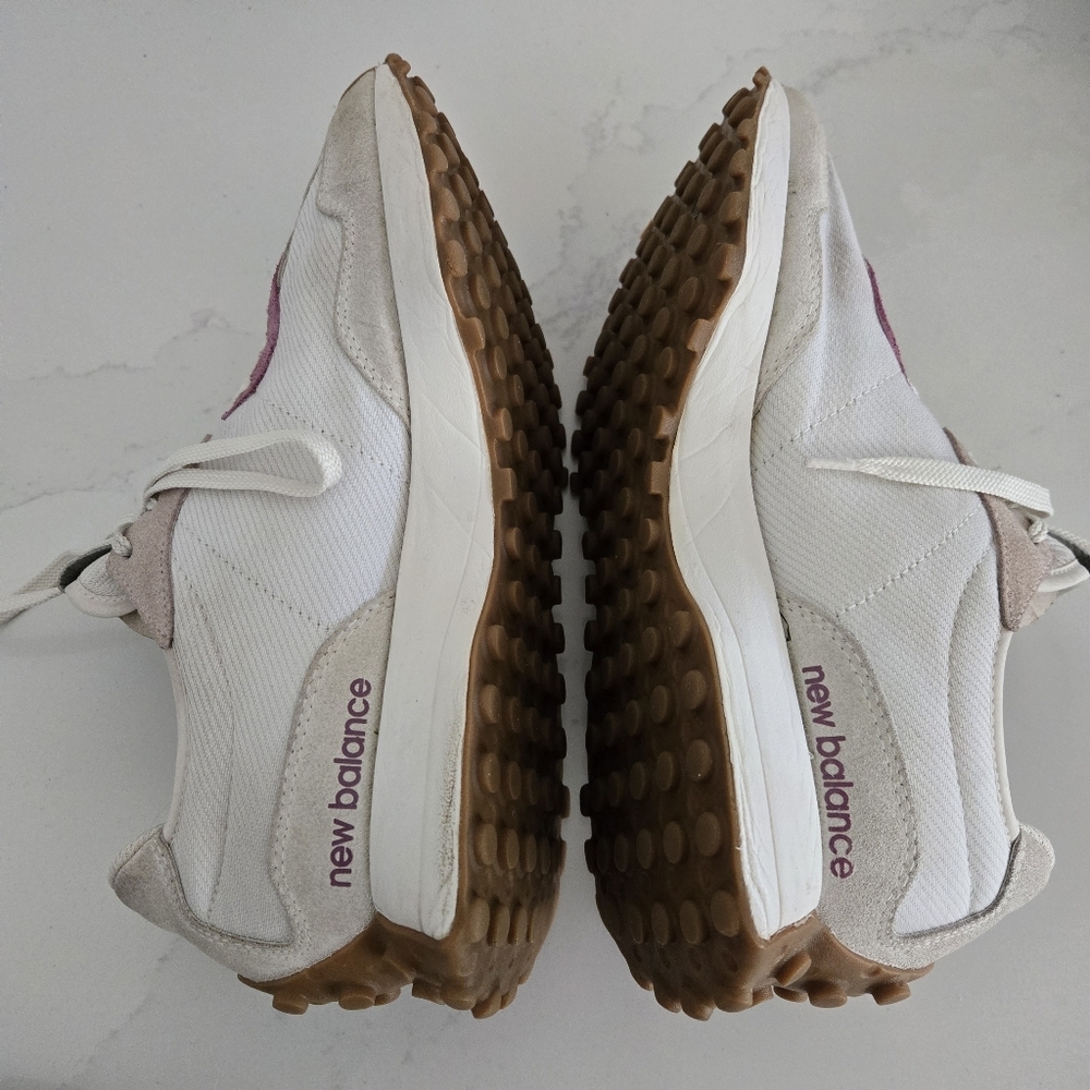 New Balance Calia 327 Sneaker Casual Athletic Shoes Pink White Beige 9.5 Ws327rp - Picture 5 of 10